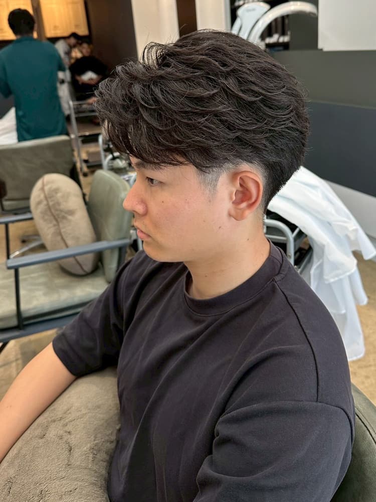 爽やかフェザーパーマ