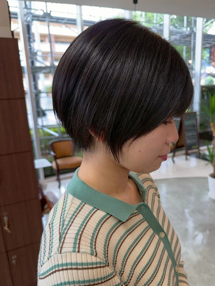 丸みショートボブ